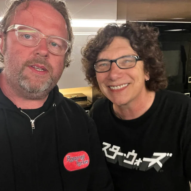 Roppongi Rocks boss Stefan Nilsson and @mrbig_music's @iamericmartin backstage at last year's @skogsrojet festival in Sweden. The Roppongi Rocks team will be back at Skogsröjet from 31st July until 2nd August.