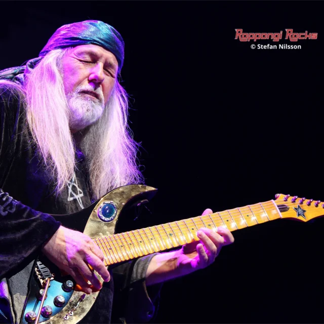 @ulijonroth on stage at @extheater_roppongi in Tokyo tonight | @tokyoonkyorocksite | Photo: Stefan Nilsson, @roppongirocks